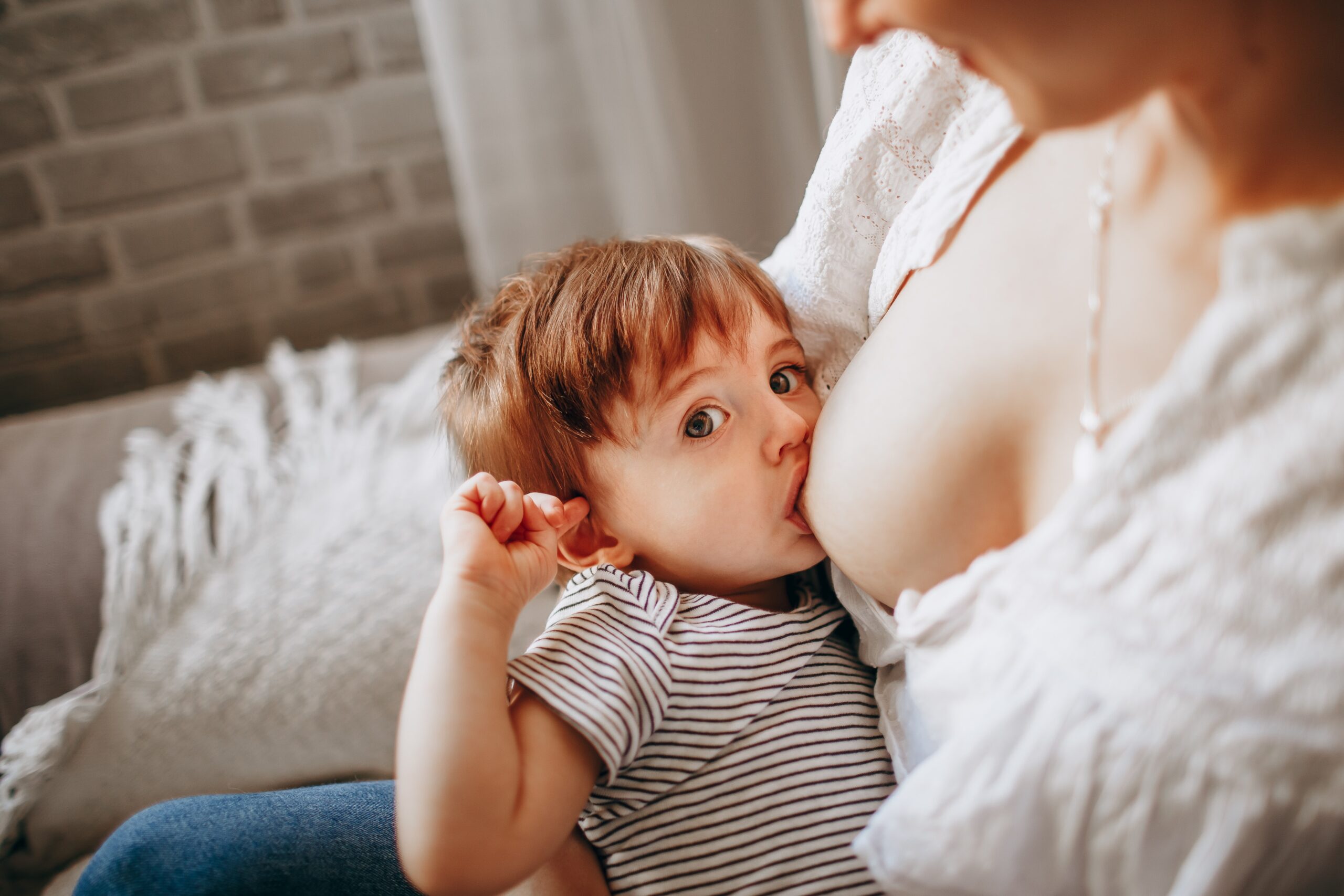 ثدي المرأة بئر حليب الرضيح